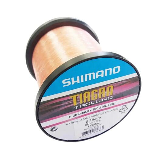 Shimano Tiagra Trolling Fluorocarbone 1000m Oranje