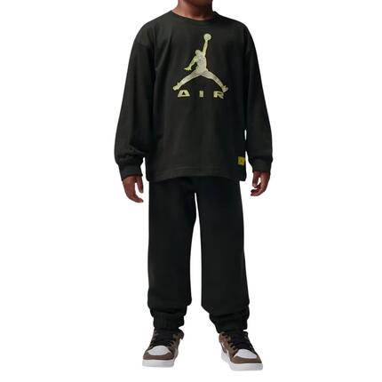 Jordan - Kinder Trainingspak Ronde Hals MJ Brooklyn Realtree, Zwart