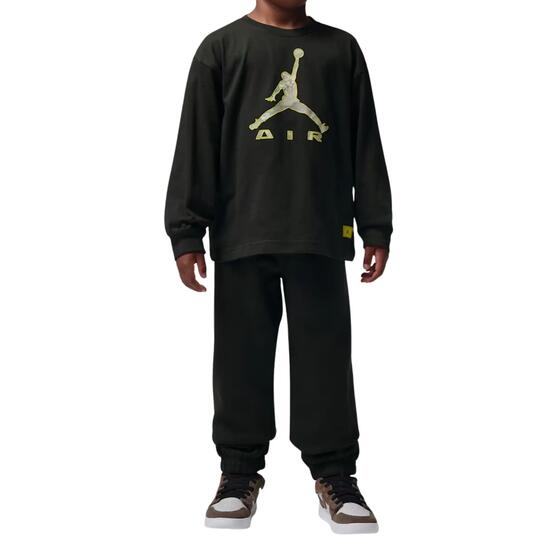 Jordan - Kinder Trainingspak Ronde Hals MJ Brooklyn Realtree, Zwart