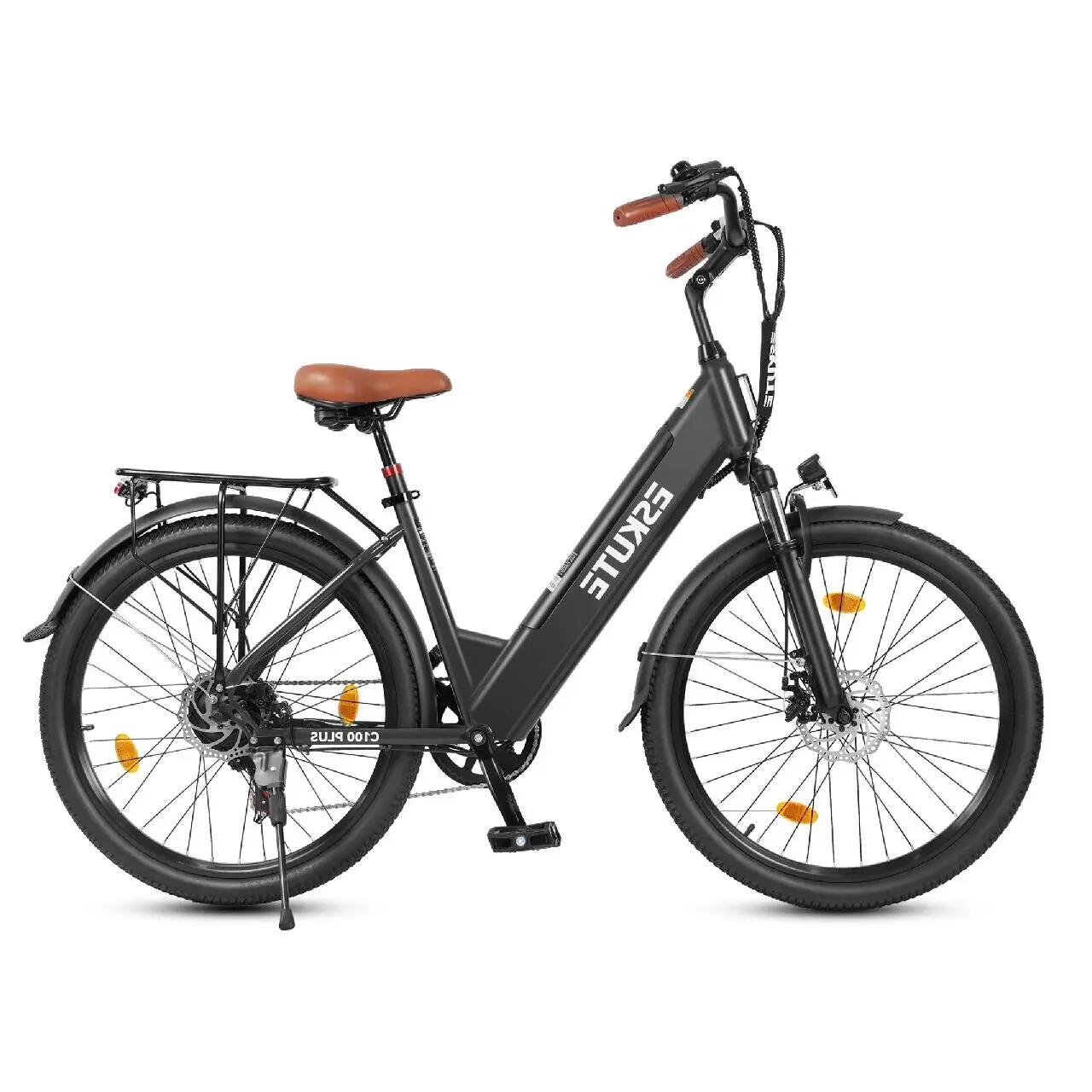 Eskute C100 Plus, 26×2,1 Zoll Reifen, 36V 13Ah Abnehmbarer Akku, E-Bike 2/5