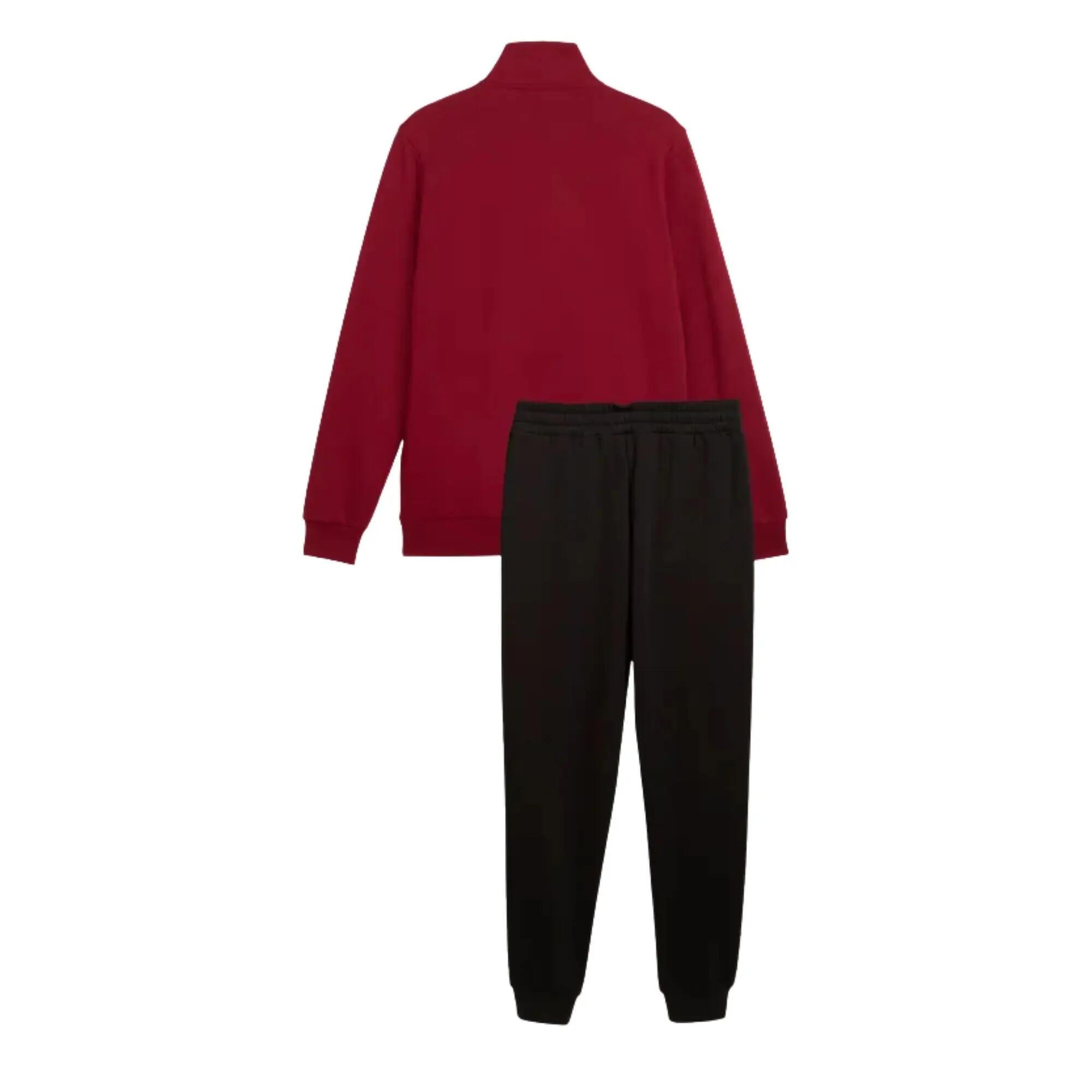Puma - Survêtement Full Zip Homme Essentials Sweat, Bordeaux 5/5