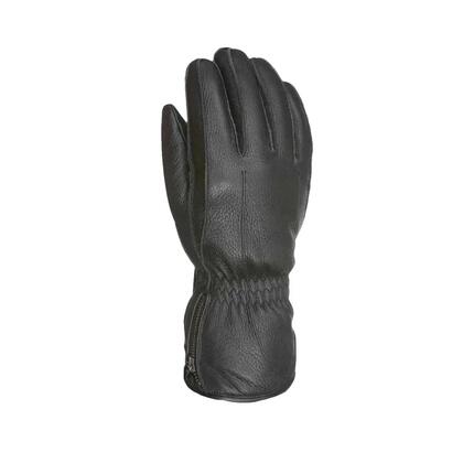 Herrenhandschuhe Level Cherokee aus schwarzem Leder