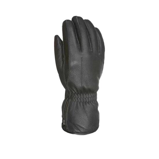 Herrenhandschuhe Level Cherokee aus schwarzem Leder