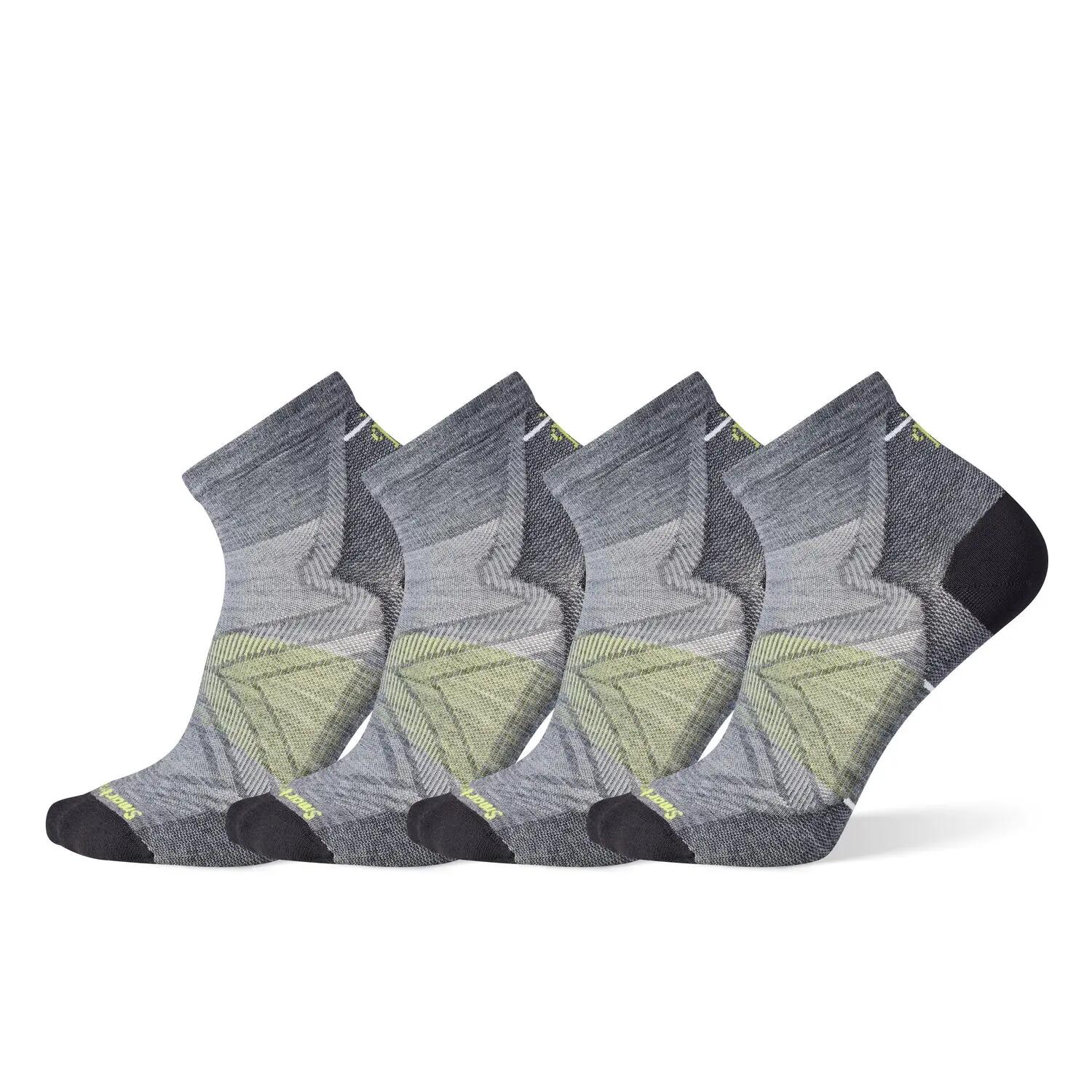 Șosete Merino alergare Smartwool Run - gri Medium Gray | Ankle | Zero Cushion 3/3