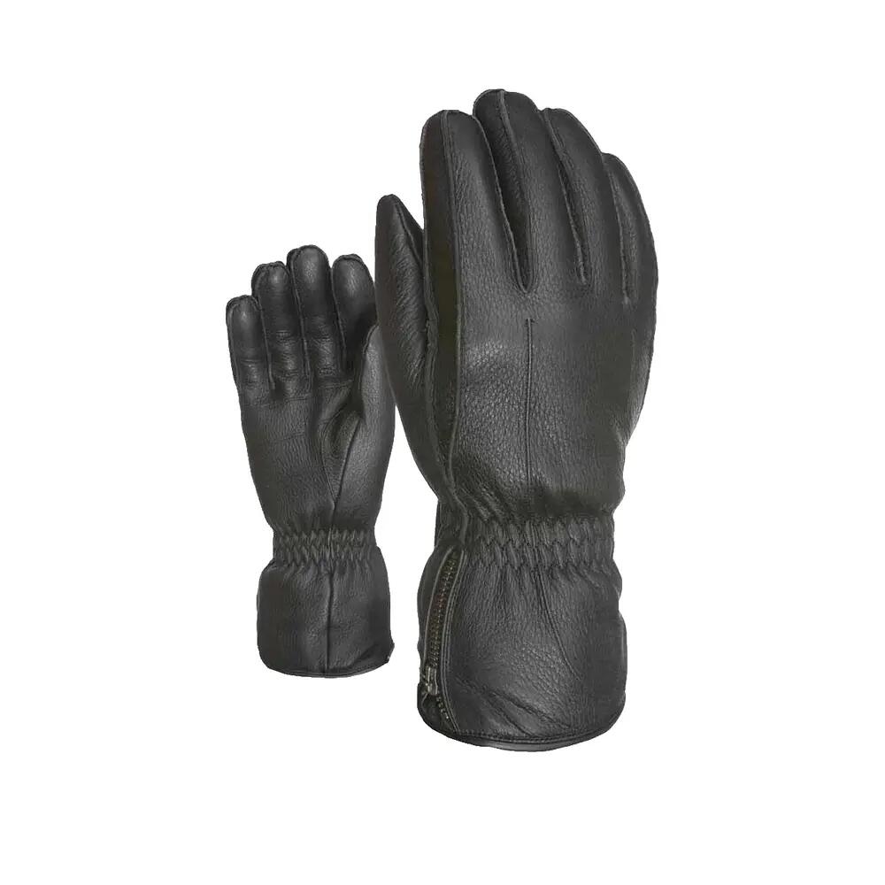 Guantes Level Cherokee de cuero negro para hombre 2/2