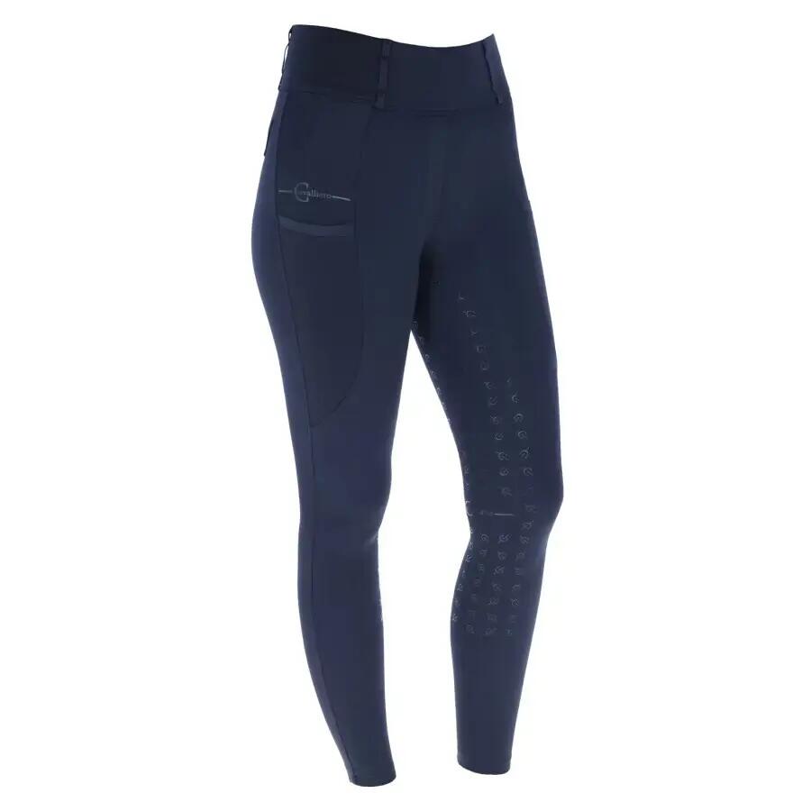 Leggings da equitazione full grip da donna Covalliero HighWaist 3/3