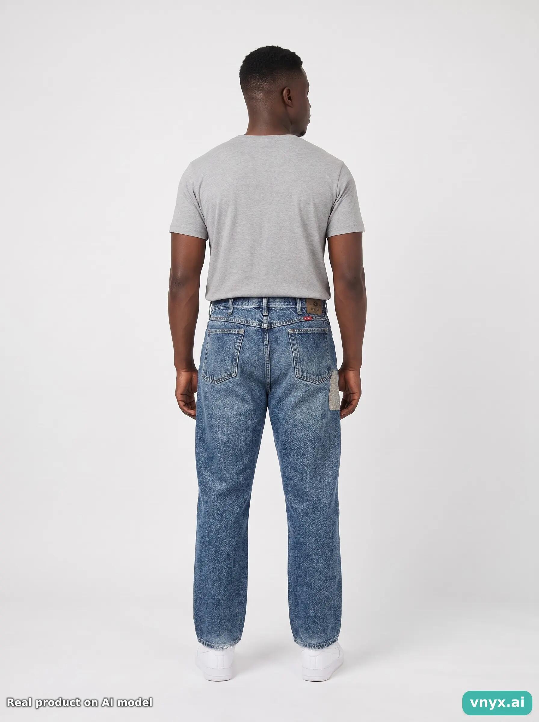 Second Life - Vintage Wrangler Blue Jeans Men 40 L30 6/6