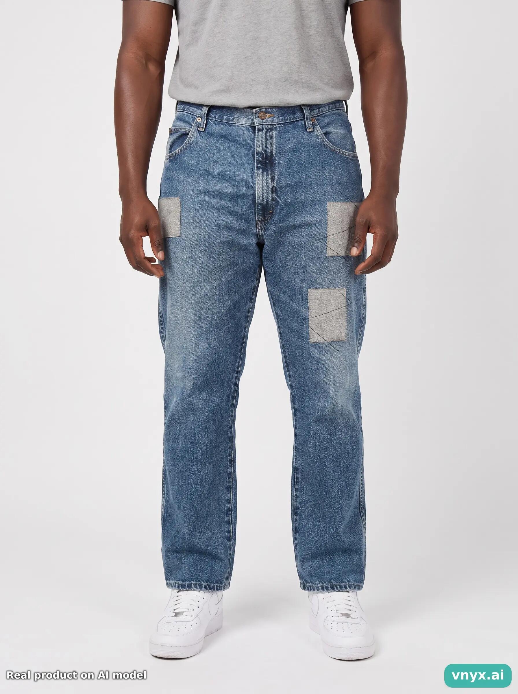 Second Life - Vintage Wrangler Blue Jeans Men 40 L30 5/6