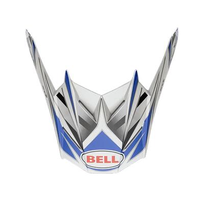 Visière bell sx-1 wit/blauw