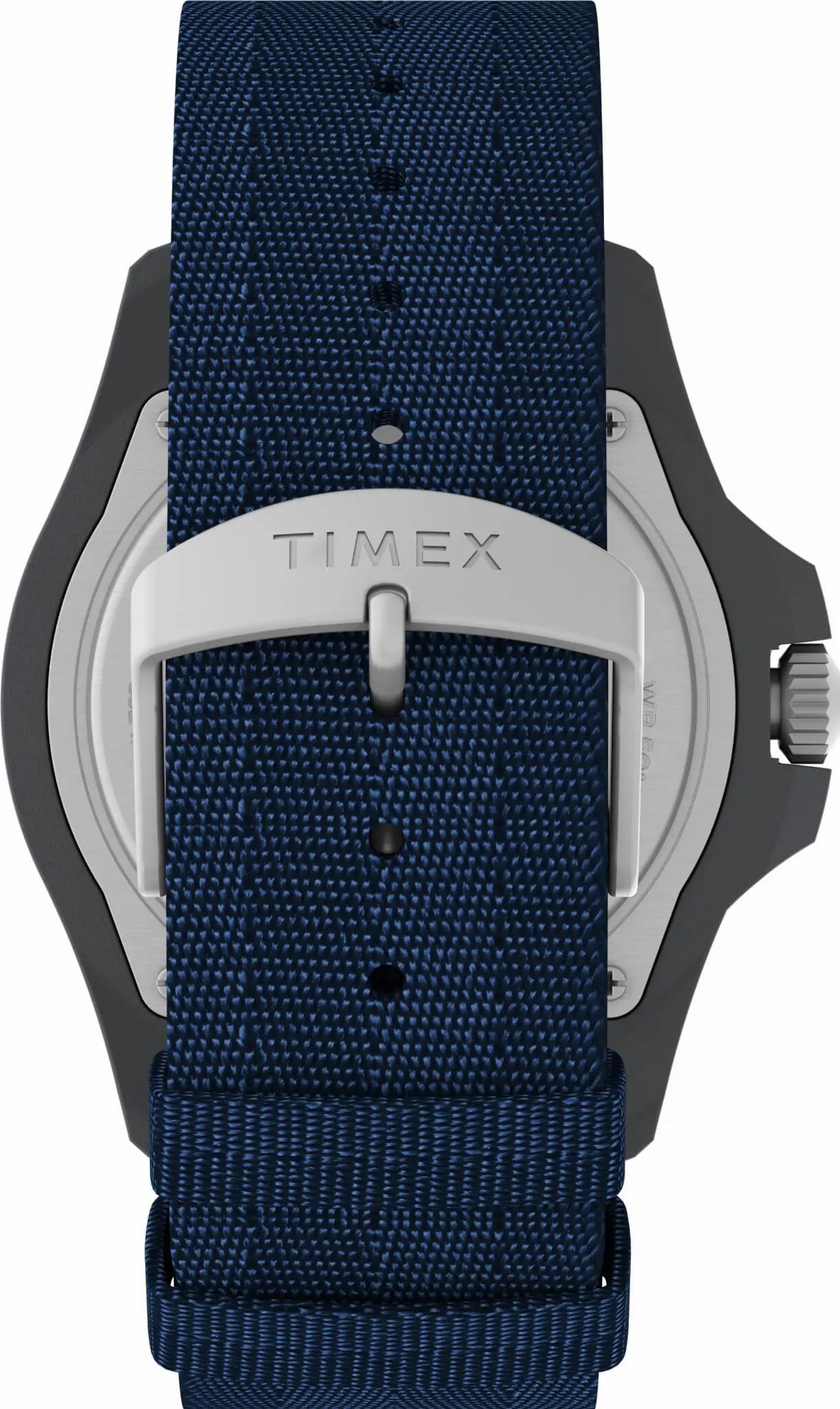 Timex Analoog  Horloge Blauw/Blauw TW2V40300 3/6