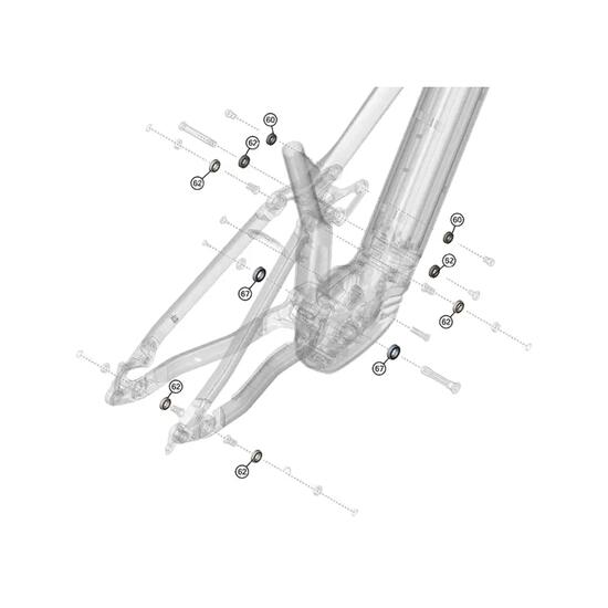Mountainbike Haibike Gen5 CX AL — lagerkit
