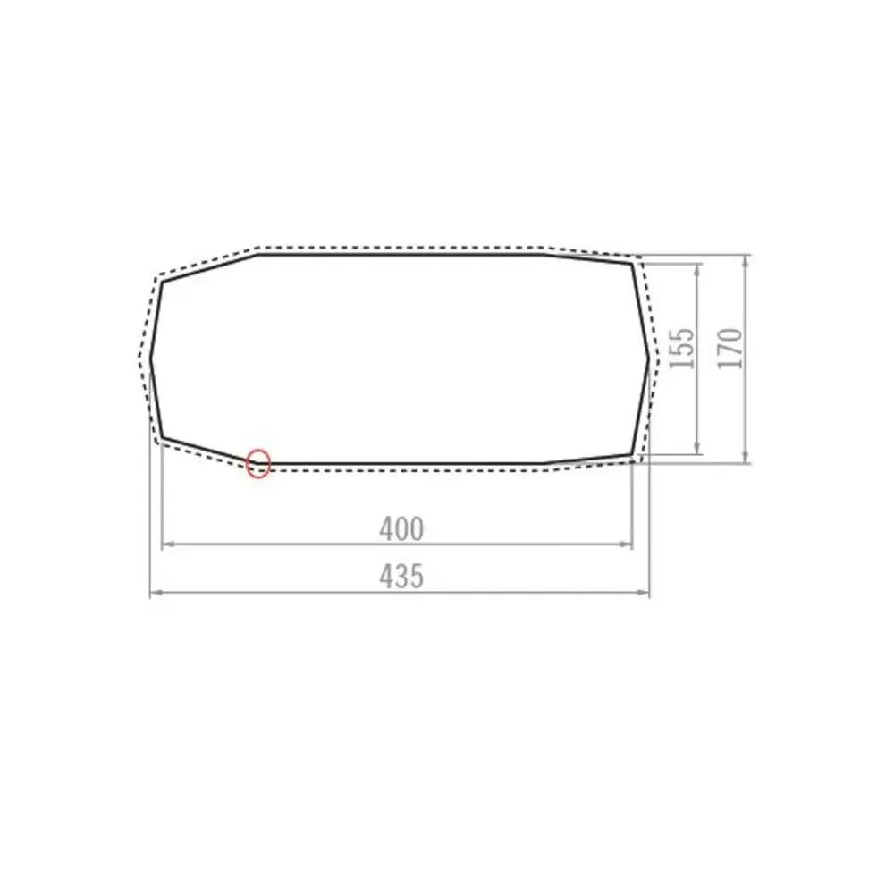 Tapis de tente Vaude Allround Ferret XT em poliéster reciclado 2/3
