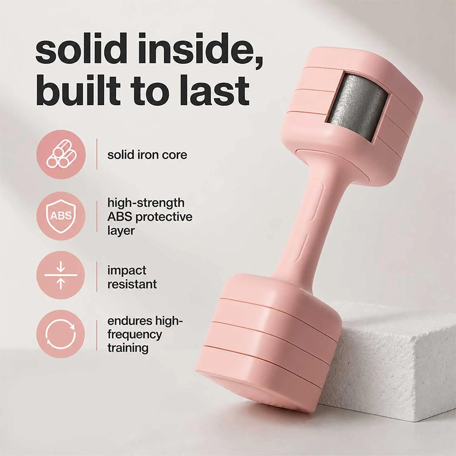 Centra Adjustable Dumbbells Set 2-5Kg Quick Lock for Home Workouts Pink ...