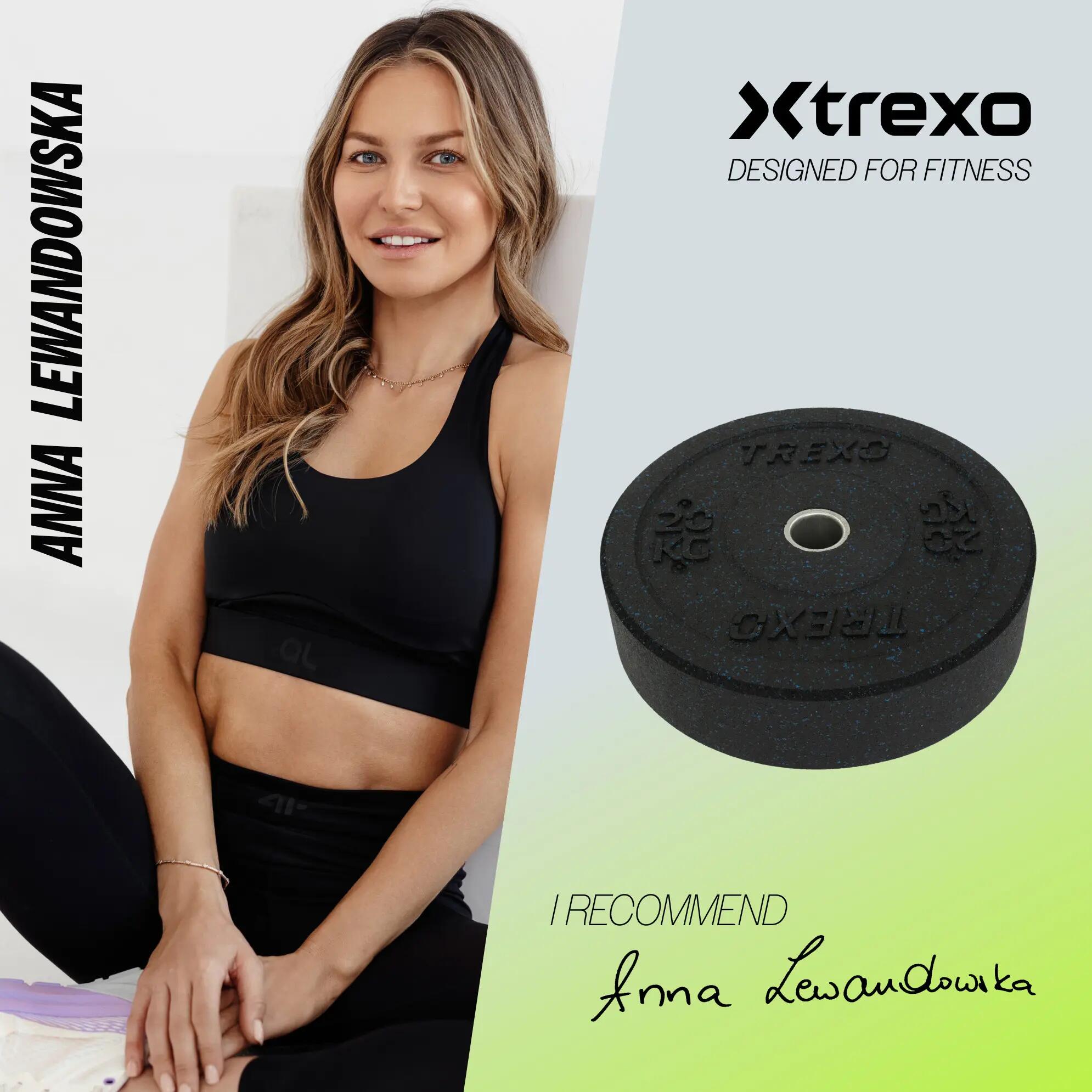 Obciążenie bumperowe olimpijskie XTREXO 20 kg 2/7