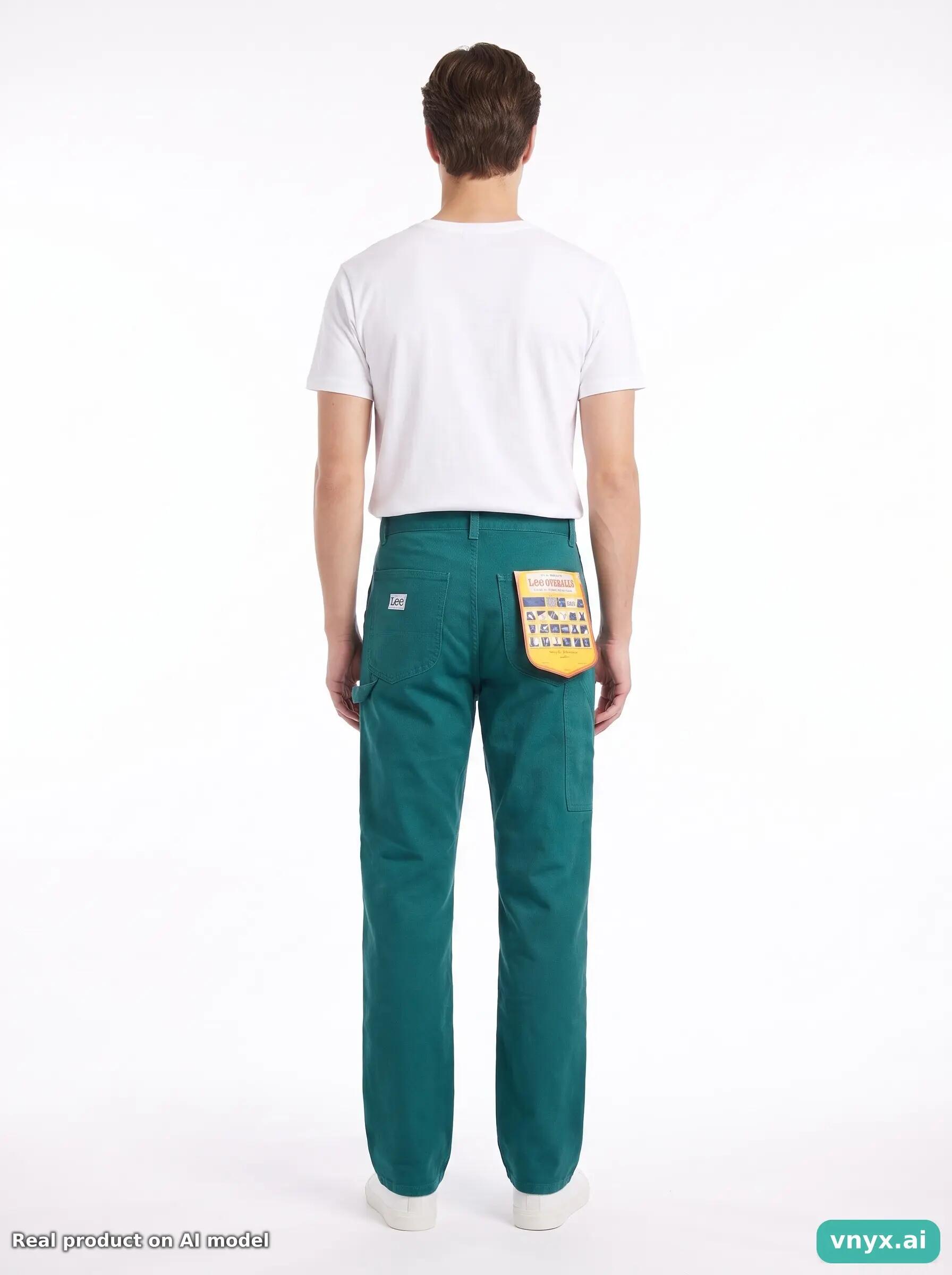Second Life - Vintage Lee Teal Trousers Men 27 4/6