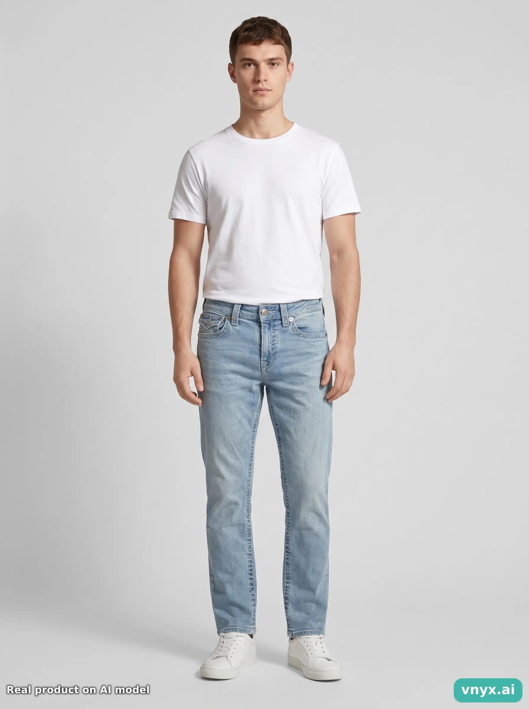 Second Life - Vintage True Religion Light-Wash Jeans Men 29 L25 6/6