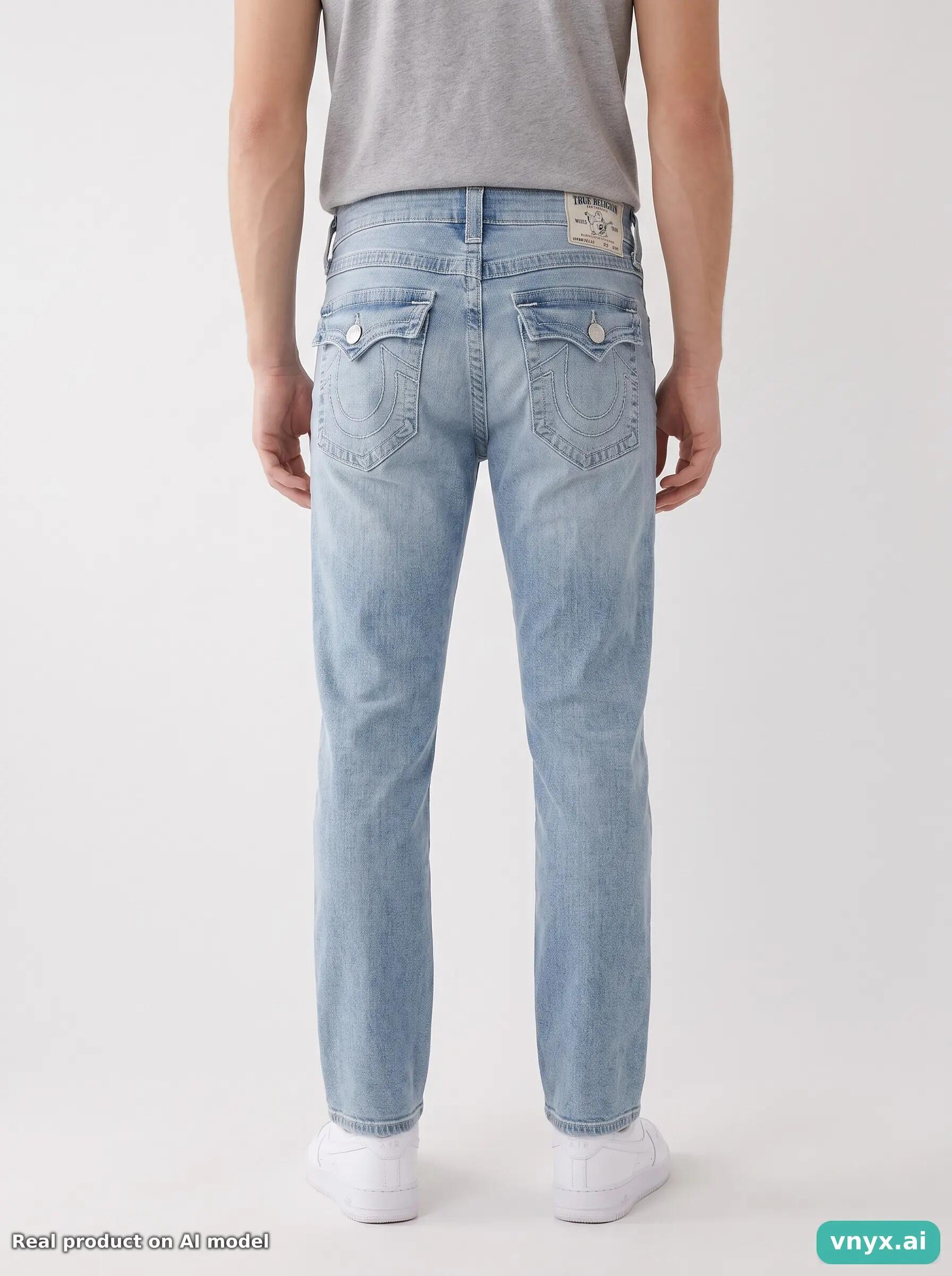 Second Life - Vintage True Religion Light-Wash Jeans Men 29 L25 2/6