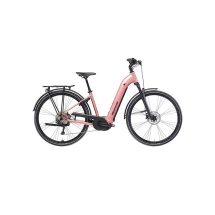 Rower miejski Bianchi T-Tronik C 8.2 Unisex 600Wh Różowy Metaliczny/Bordowy