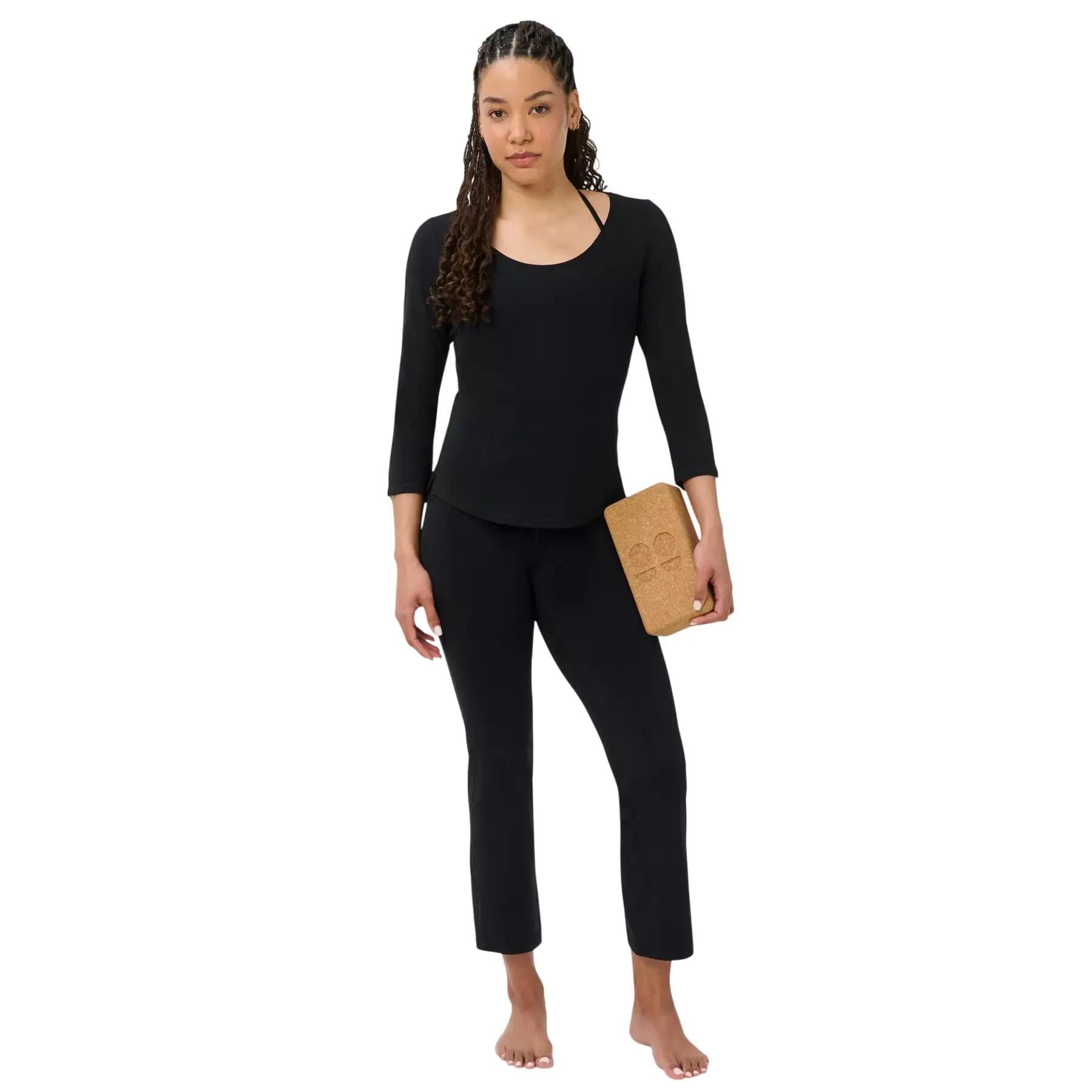 Pantalon Yoga ULTIMATE STUDIO Femme (Noir) 1/5