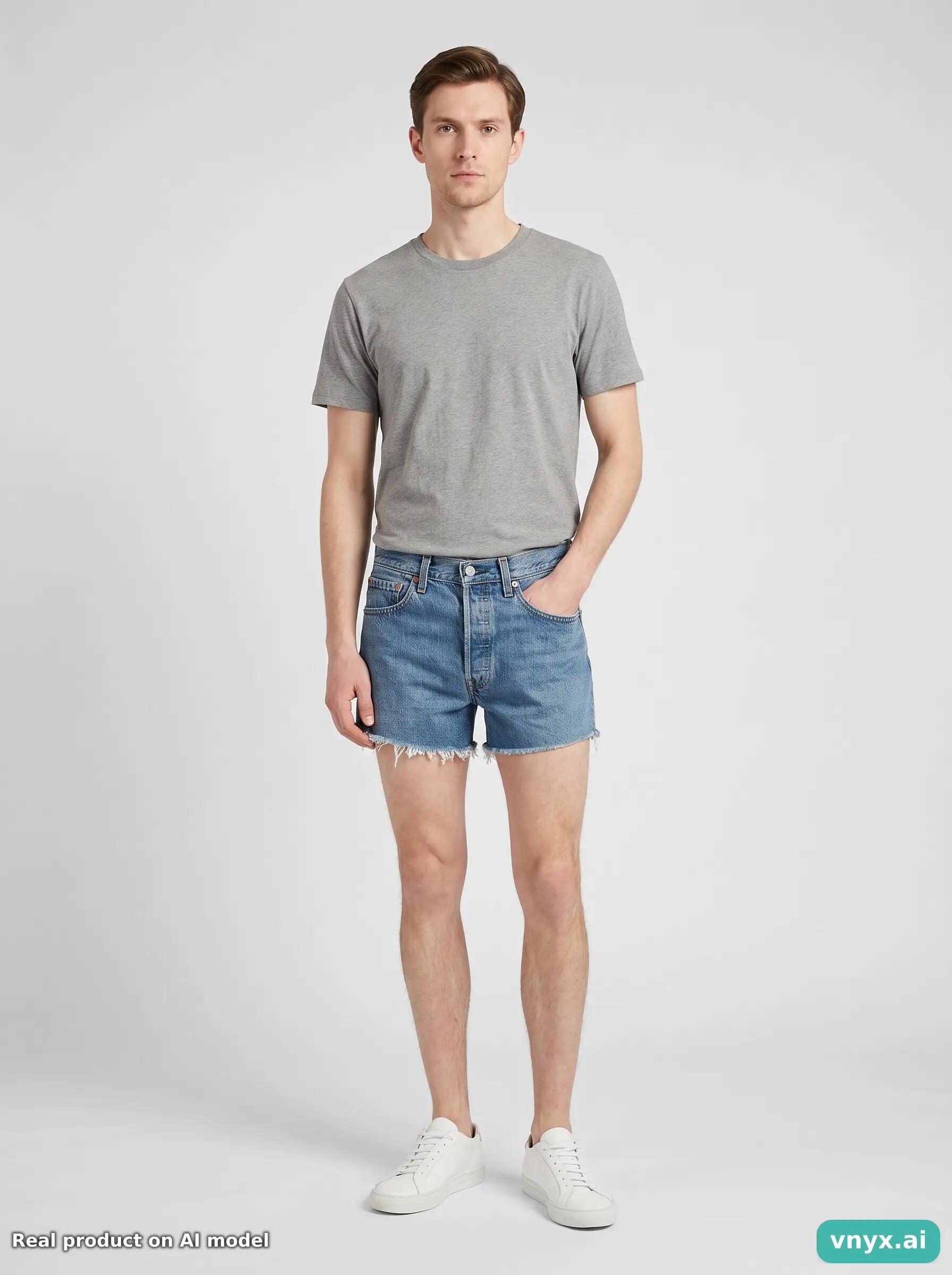 Second Life - Vintage LEVI STRAUSS & CO. Blue Shorts Men 32 30 6/6