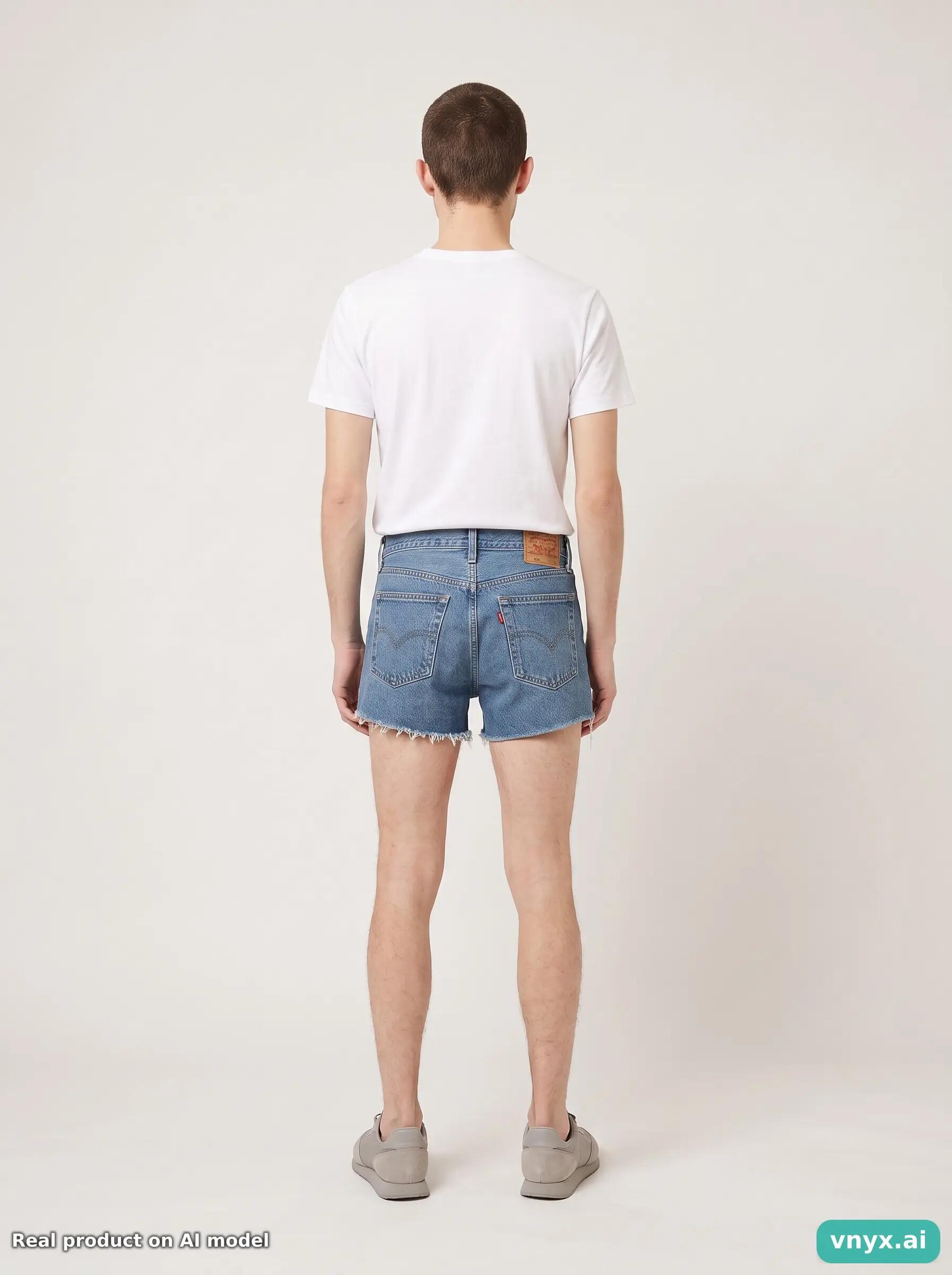 Second Life - Vintage LEVI STRAUSS & CO. Blue Shorts Men 32 30 5/6