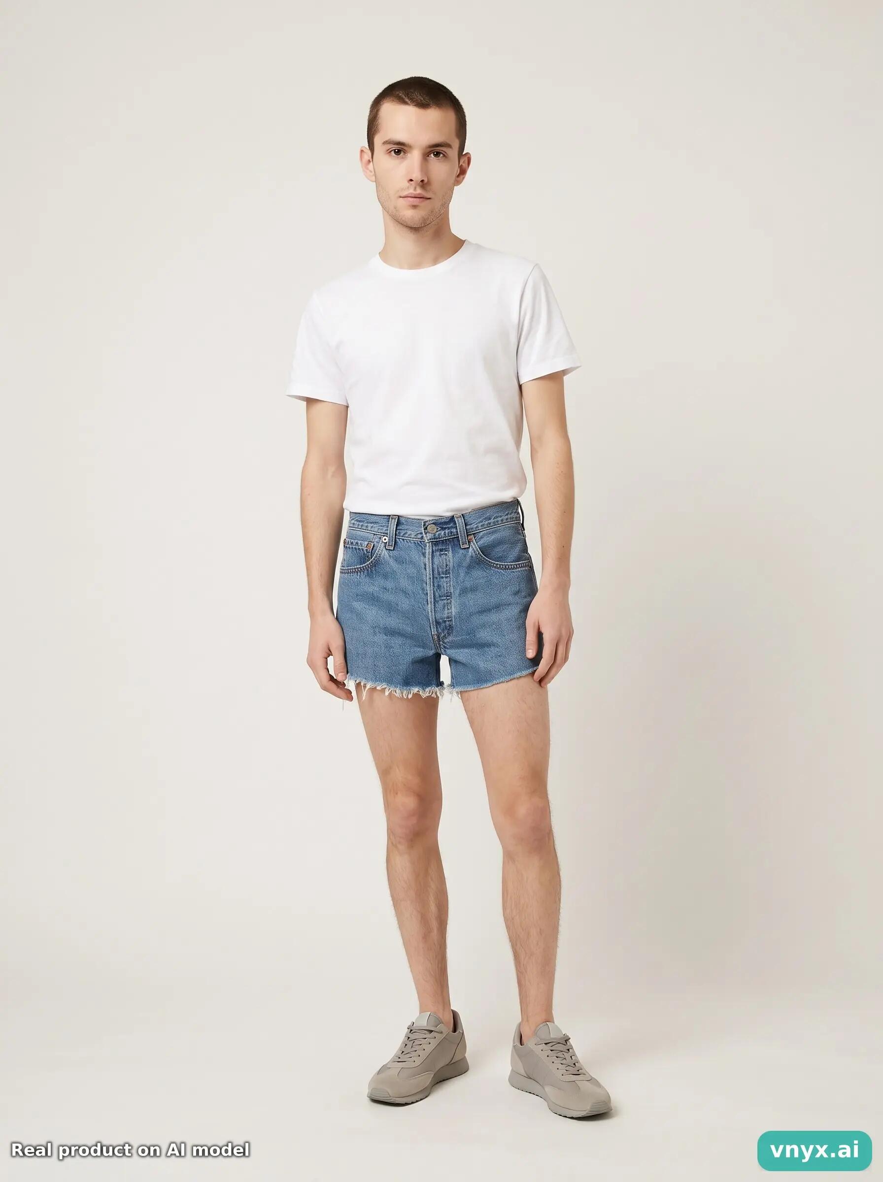 Second Life - Vintage LEVI STRAUSS & CO. Blue Shorts Men 32 30 4/6