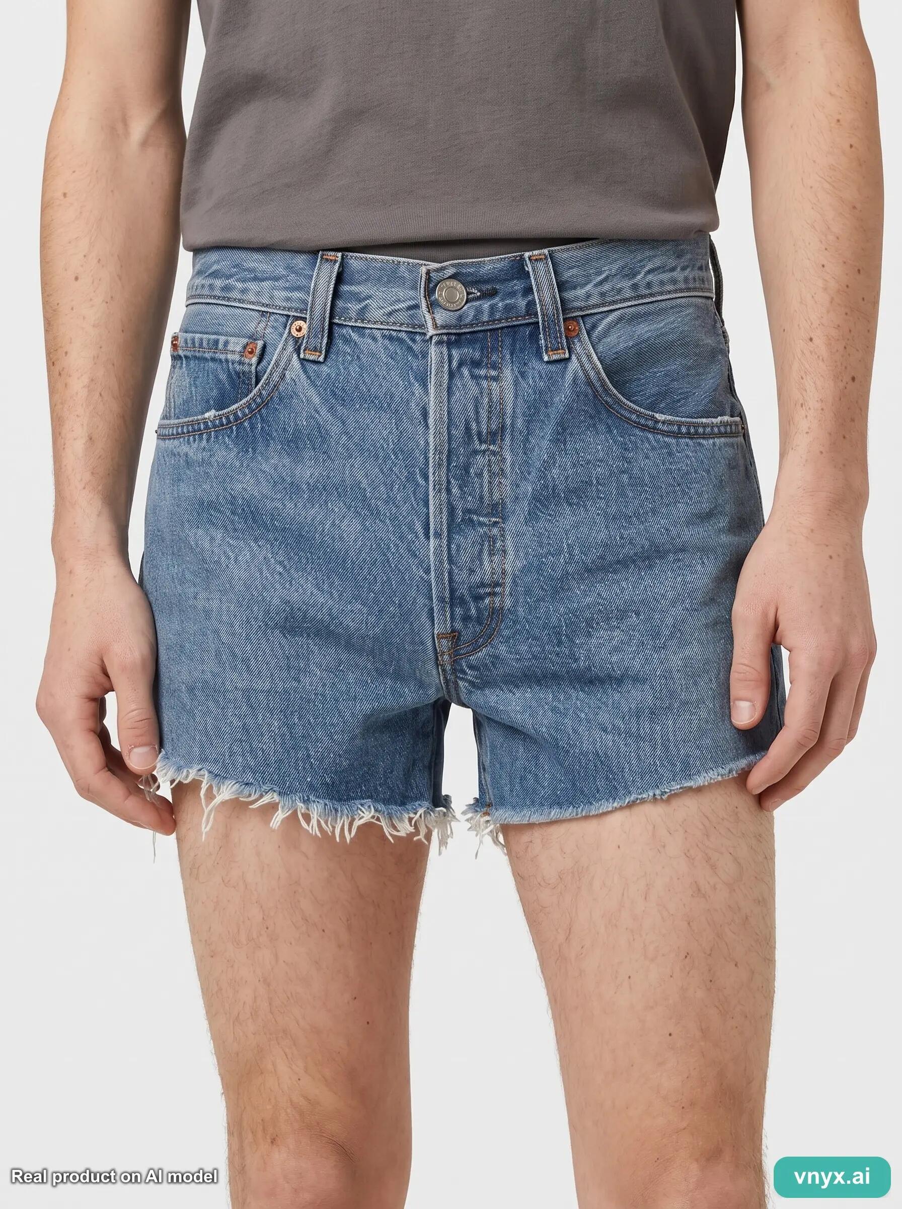 Second Life - Vintage LEVI STRAUSS & CO. Blue Shorts Men 32 30 2/6