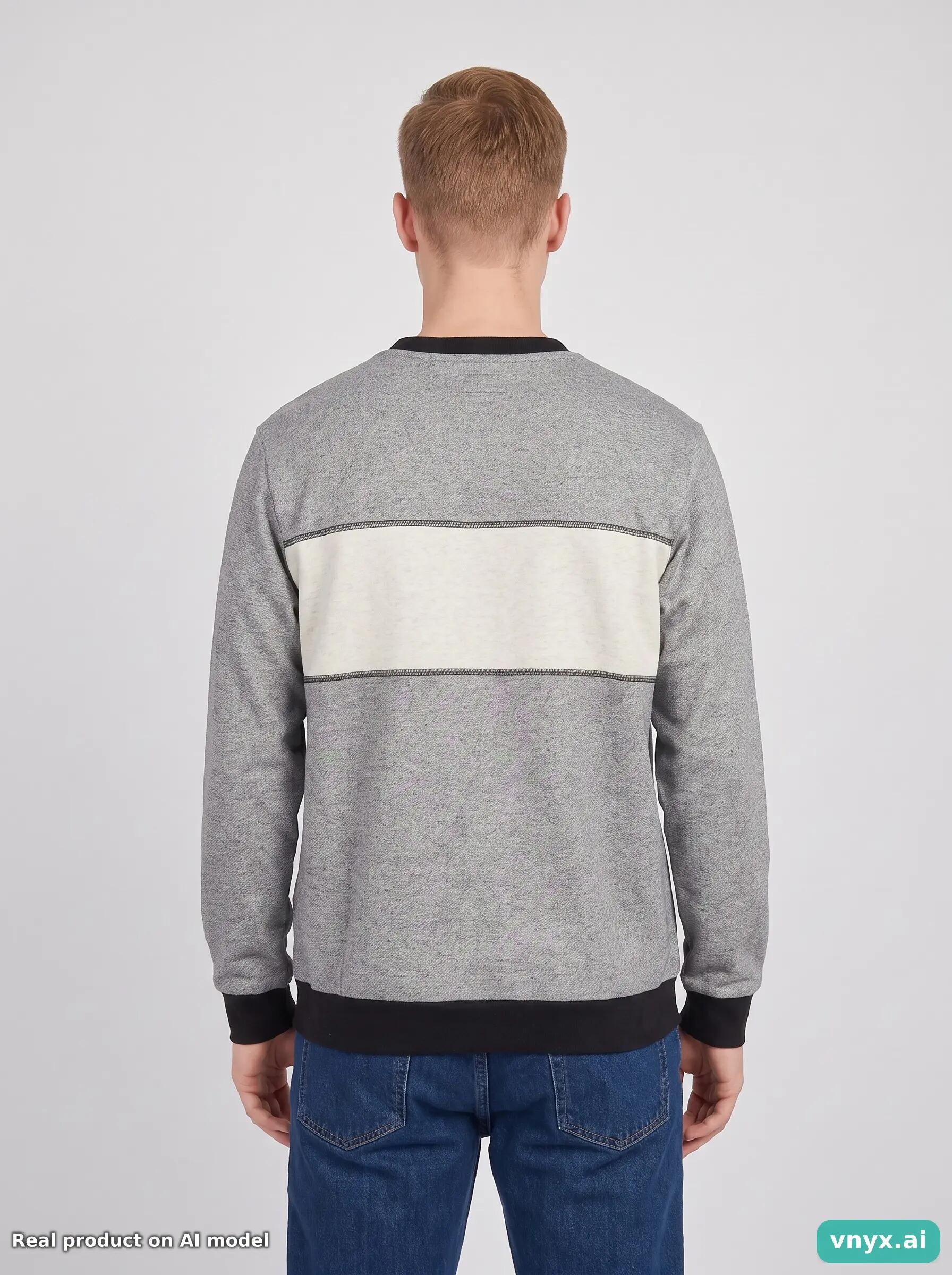 Second Life - Vintage Supreme Grey Sweatshirt Men M 2/5