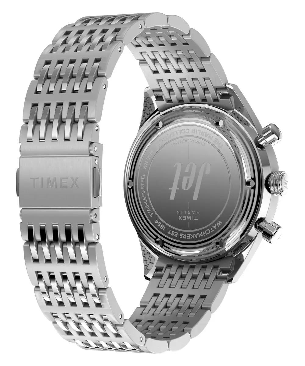 Timex Chronographe Montre Argent/Vert TW2Y89800 4/6
