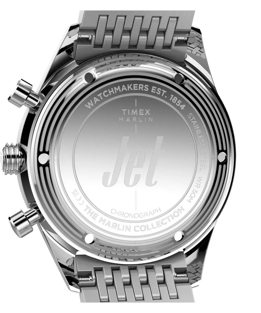 Timex Chronographe Montre Argent/Vert TW2Y89800 3/6