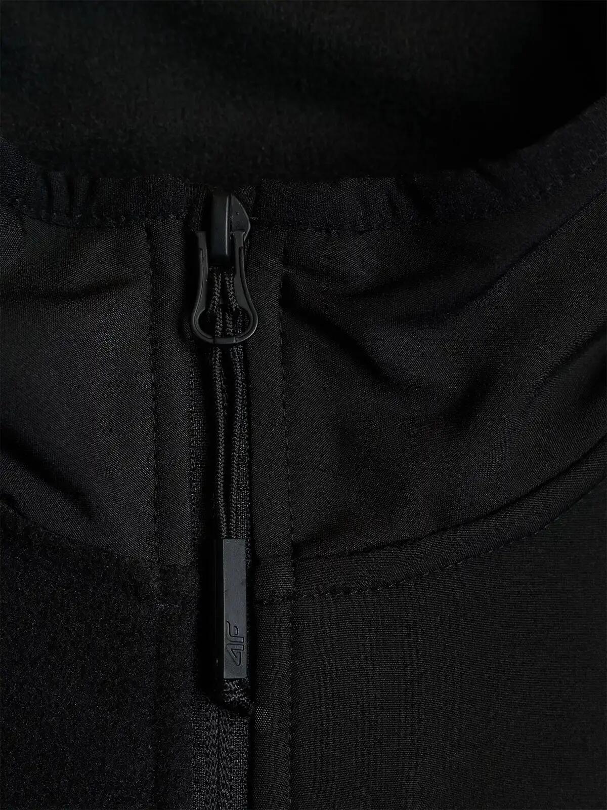Polar ze stójką z panelem z materiału typu softshell męski 4F 4FWAW26TFLEM480 4/7