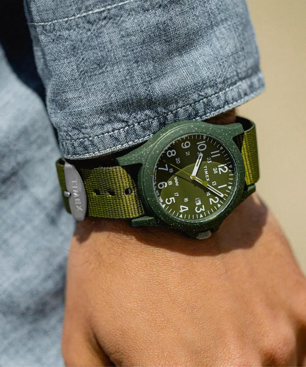 Timex Analoog  Horloge Groen/Groen TW2V96000 5/10