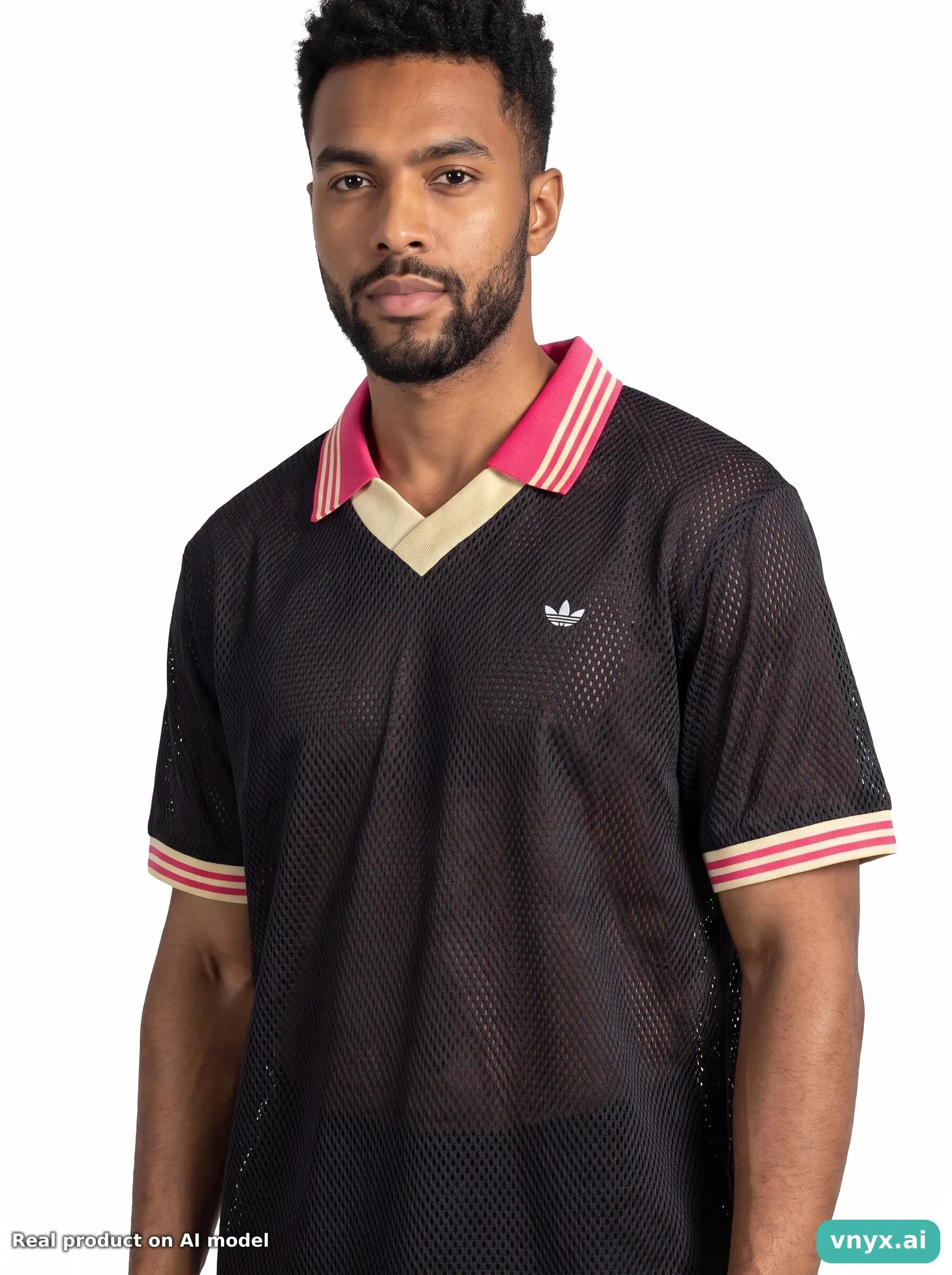 Second Life - Vintage Adidas Black Polo Shirt Men L 5/5