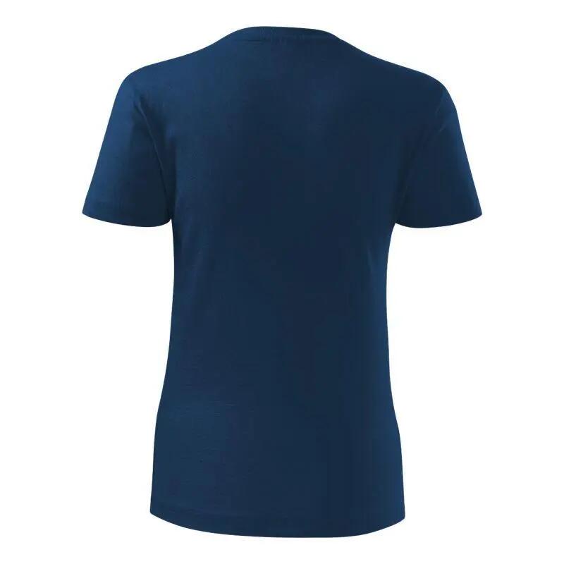 Dames Klassiek Nieuw TShirt (Donkerblauw) 3/3