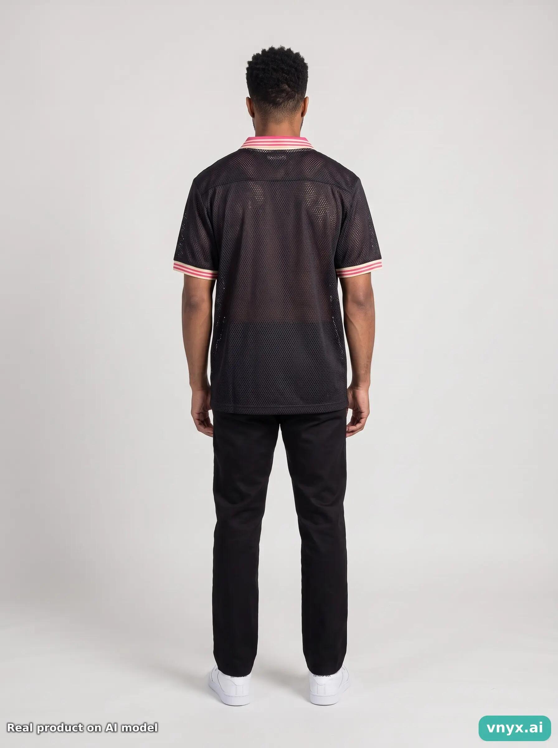 Second Life - Vintage Adidas Black Polo Shirt Men L 4/5