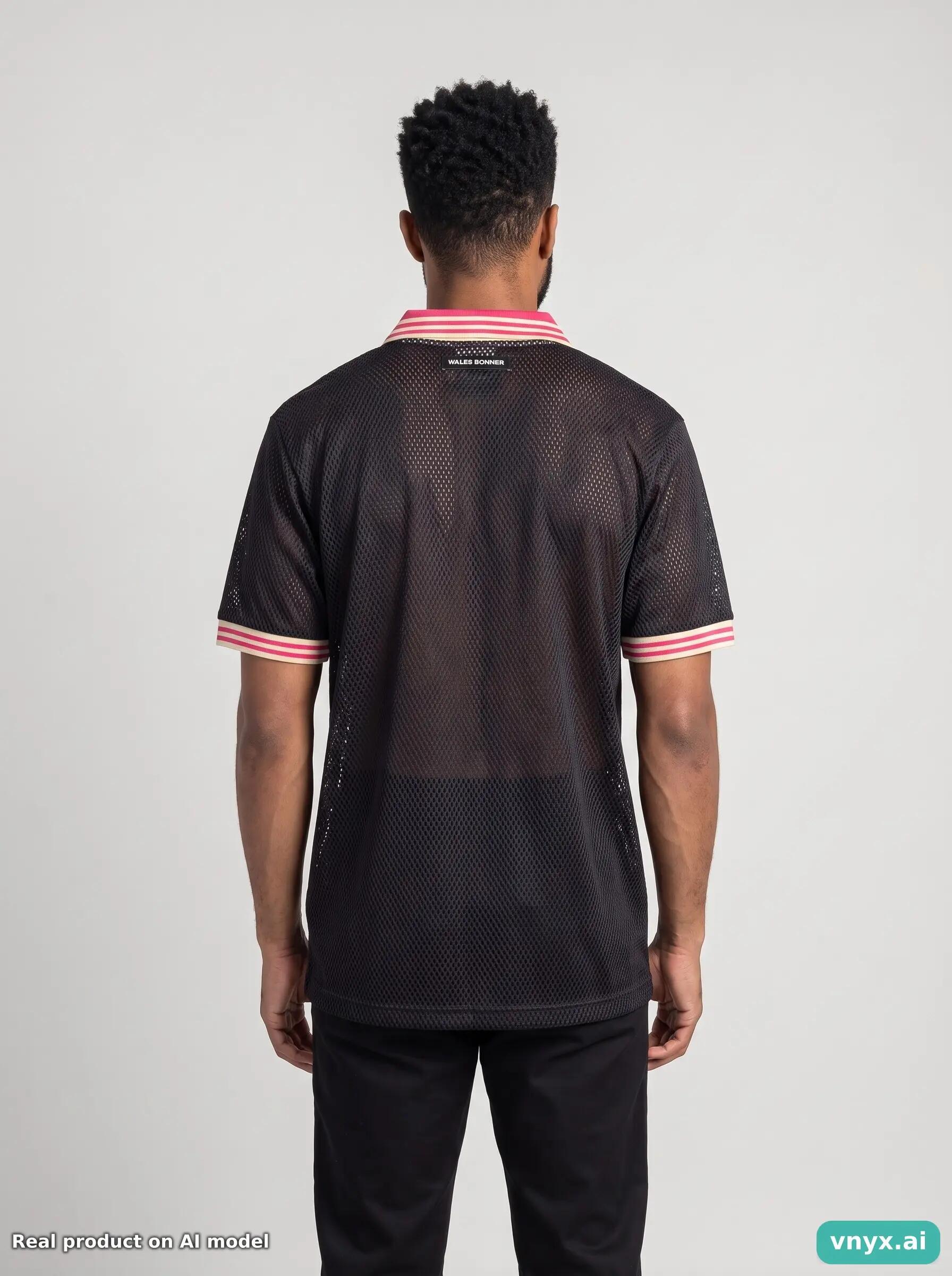 Second Life - Vintage Adidas Black Polo Shirt Men L 2/5