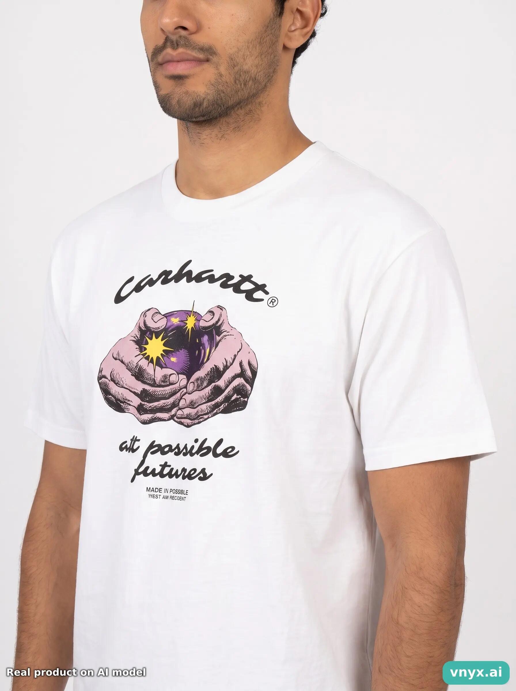 Second Life - Vintage Carhartt White T-Shirt Men M 5/5