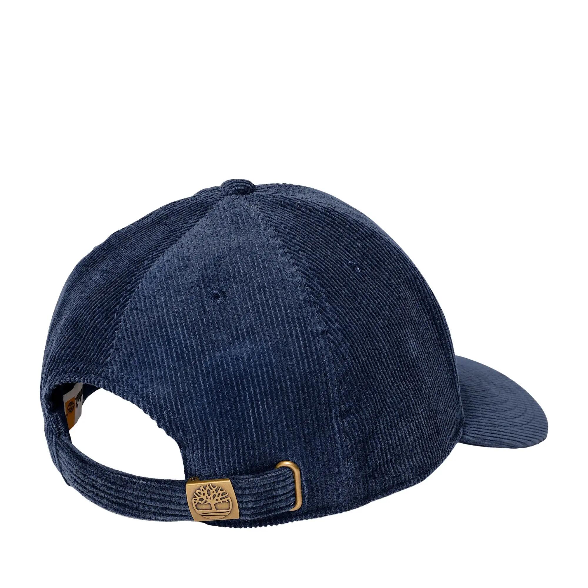 Timberland - Casquette de Baseball Homme en Velours Côtelé, Bleu 2/3