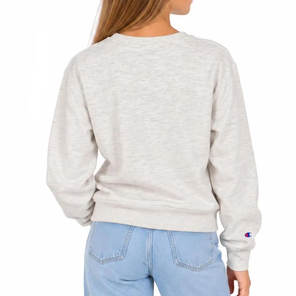 Sudadera Champion Gris para Niña - Cuello Redondo Signature 3/3
