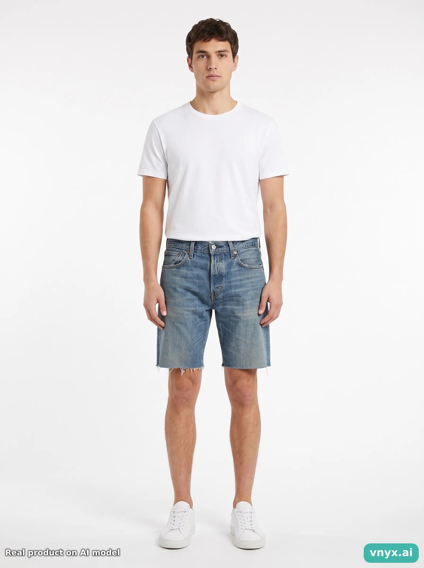 Second Life - Vintage Levis Light Blue Shorts Men 33 6/6