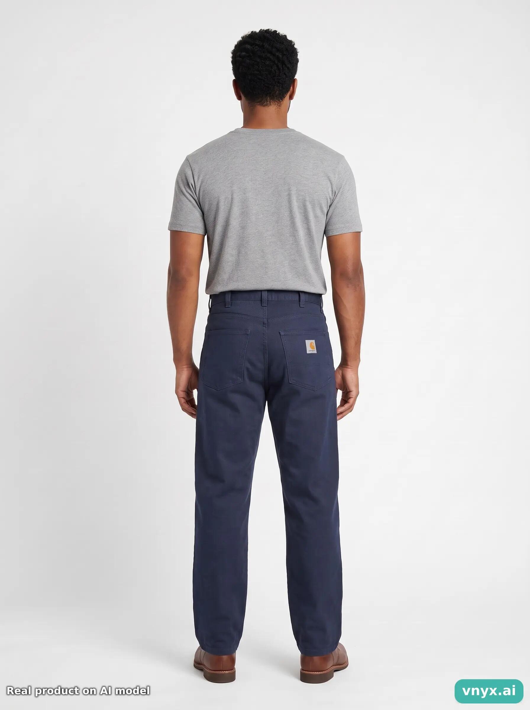 Second Life - Vintage Carhartt Navy Trousers Men 30 L32 4/5