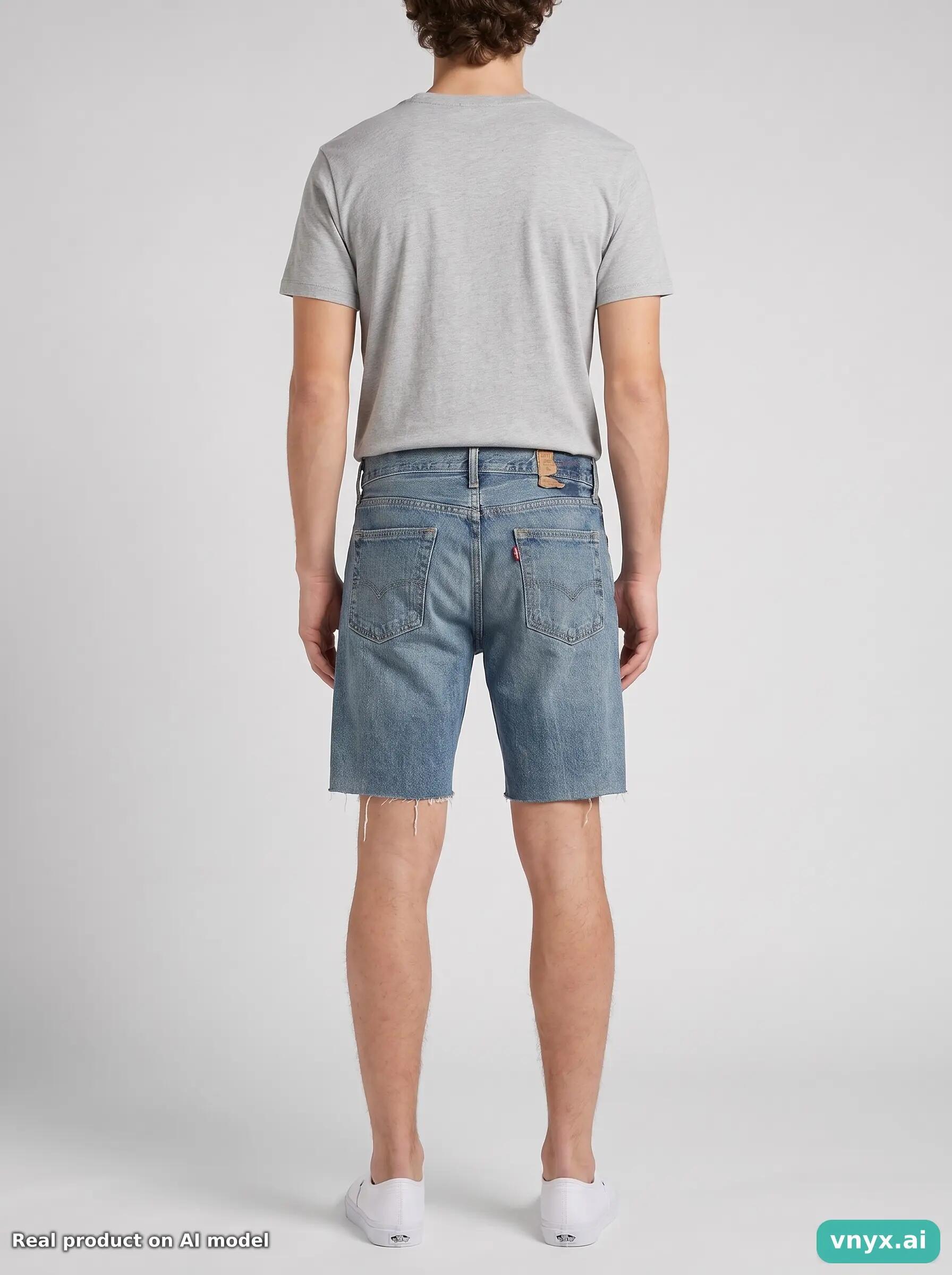 Second Life - Vintage Levis Light Blue Shorts Men 33 4/6