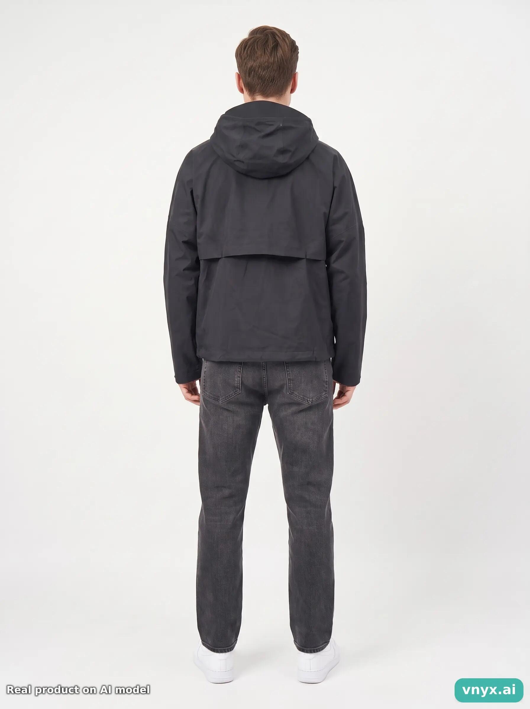 Second Life - Vintage Nike Black Windbreaker Men M 4/5
