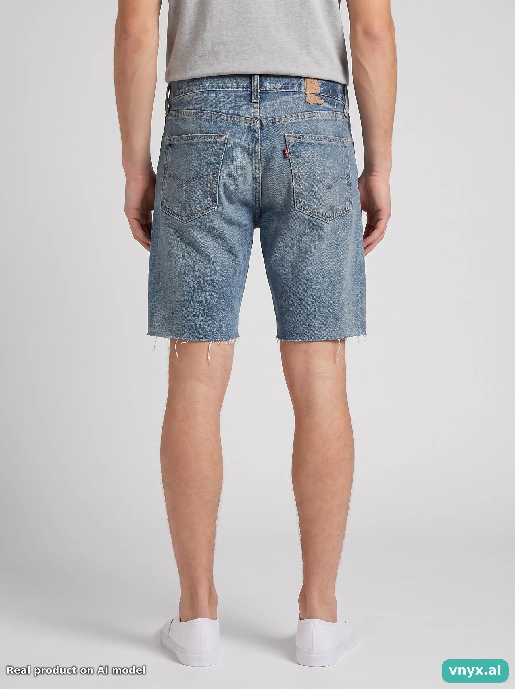 Second Life - Vintage Levis Light Blue Shorts Men 33 2/6
