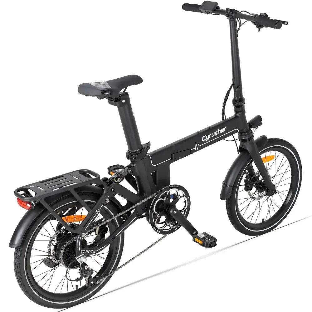 Bicicleta elétrica dobrável para adultos Sonder: pneu de 20", bateria 48V 10Ah 3/8
