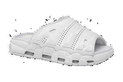 Uomo - Ciabatte - Sintetico - Nike Air More Uptempo - Bianco