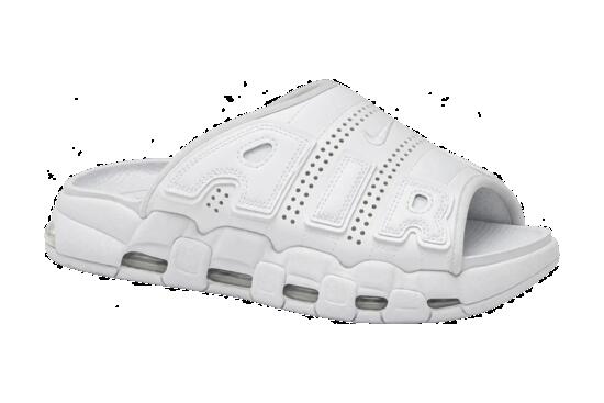 Uomo - Ciabatte - Sintetico - Nike Air More Uptempo - Bianco