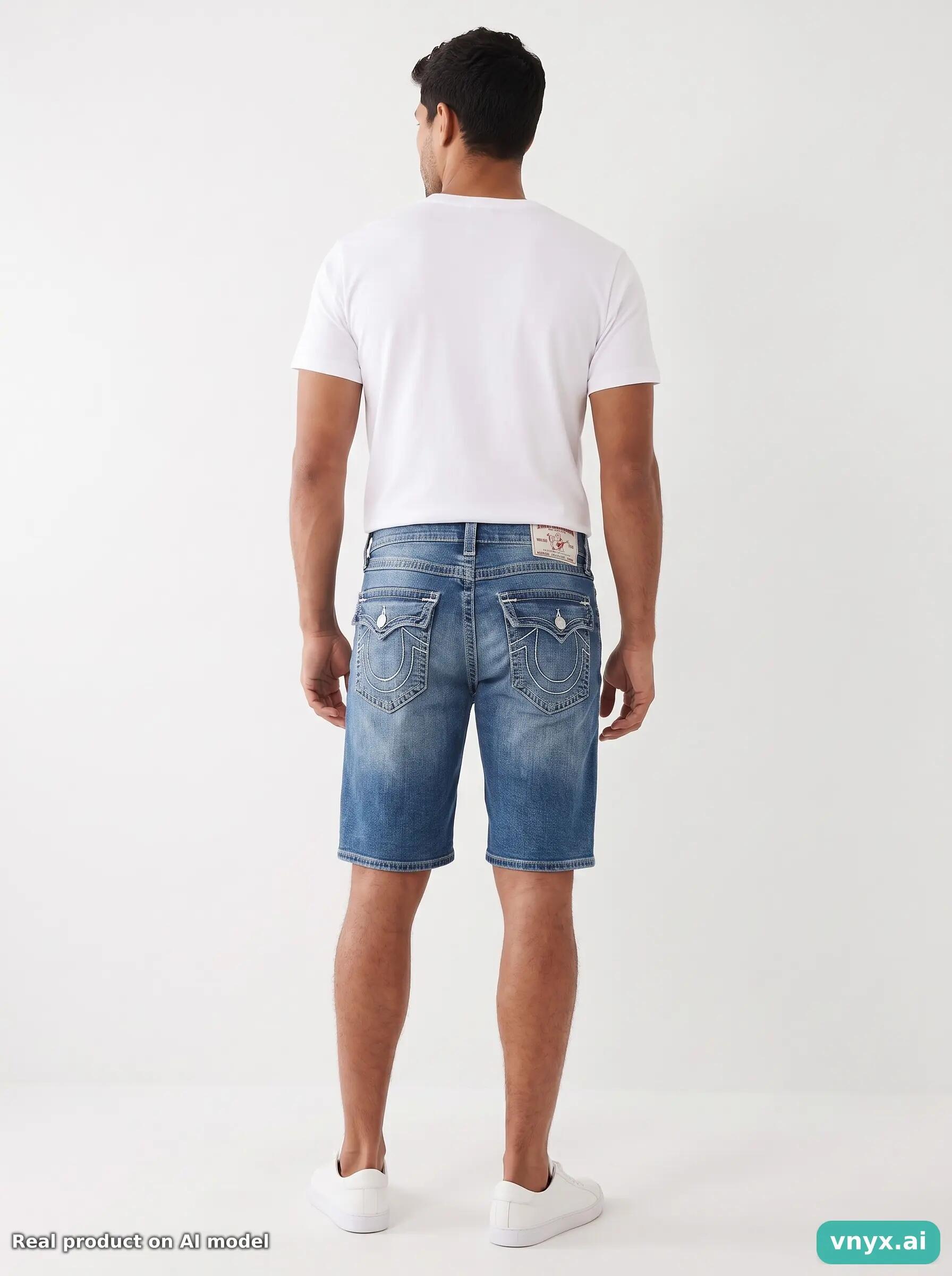 Second Life - Vintage True Religion Blue Shorts Men 32 2/6