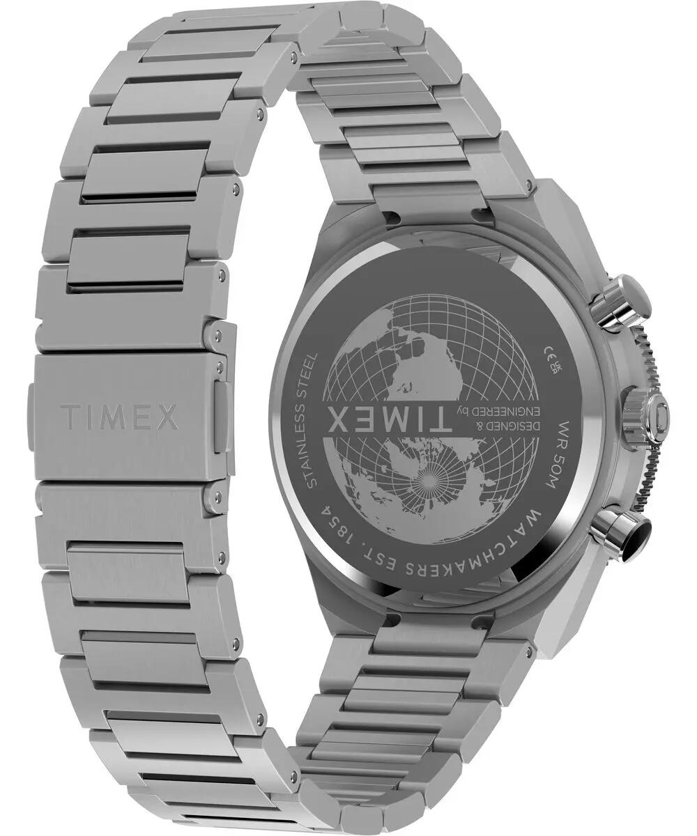 Timex Chronographe Montre Argent/Argent TW2Y55800 4/6