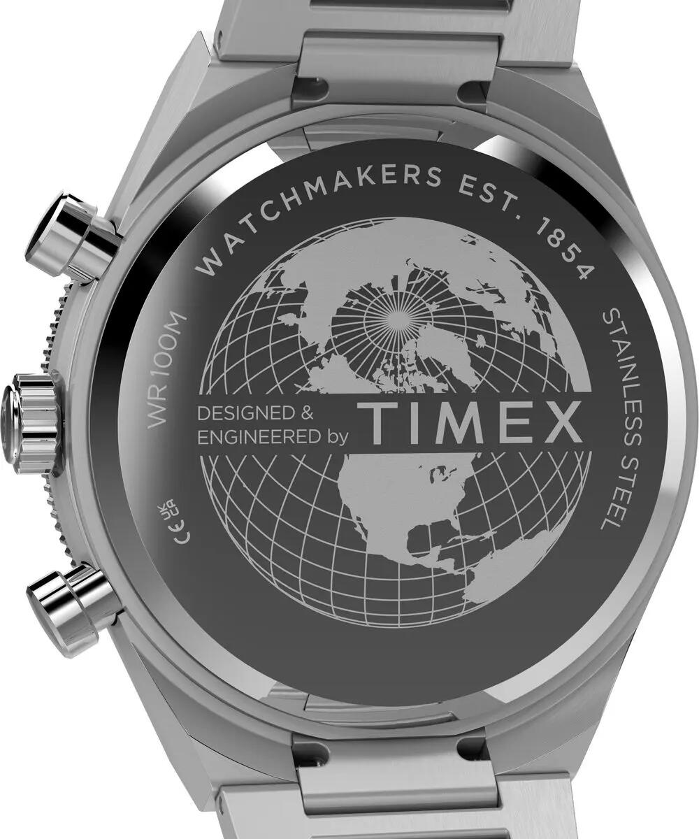 Timex Chronographe Montre Argent/Argent TW2Y55800 3/6